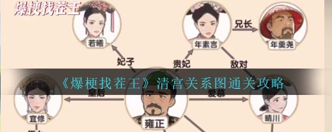 爆梗找茬王清宫关系图怎么过-爆梗找茬王清宫关系图通关步骤